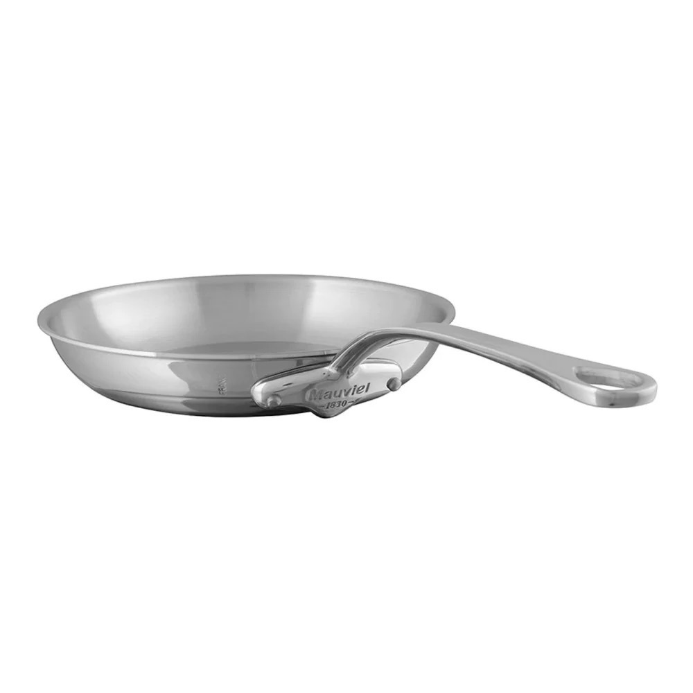 New MAUVIEL 1830 M'COOK 5-Ply Frying Pan w/ Cast Stainless Steel Handle 10.2 In